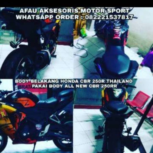 Body belakang CBR150R LOKAL cbr CBU150R cbr 250 r Thailand model all new CBR250RR