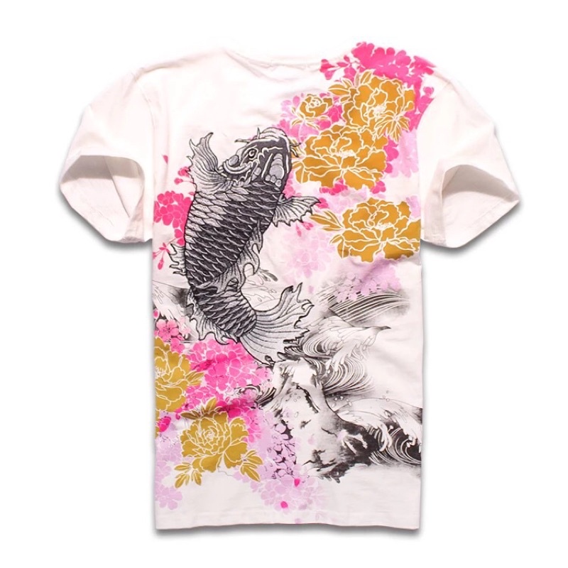 SK10 KAOS SUKAJAN IMPORT PRIA WANITA JEPANG KOREA KOI HARAJUKU ORIGINAL M-3XL JY40