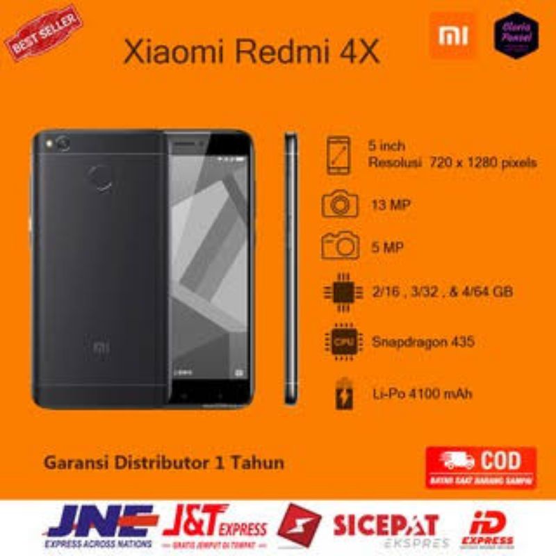 Xiaomi Redmi 4x 3/32GB bekas