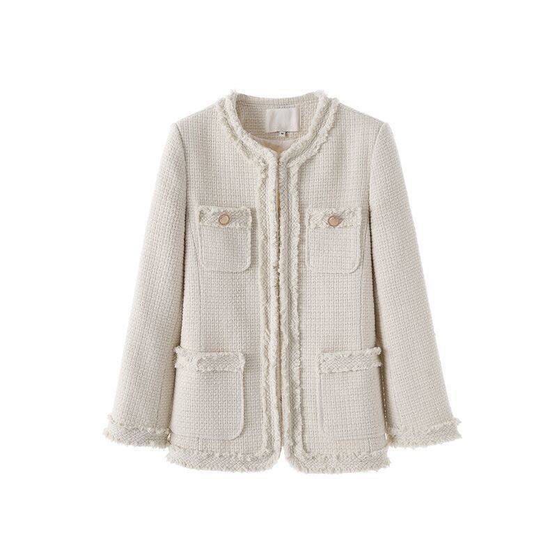 jaket korean style wanita small fragrance coat women loose casual long sleeve top women