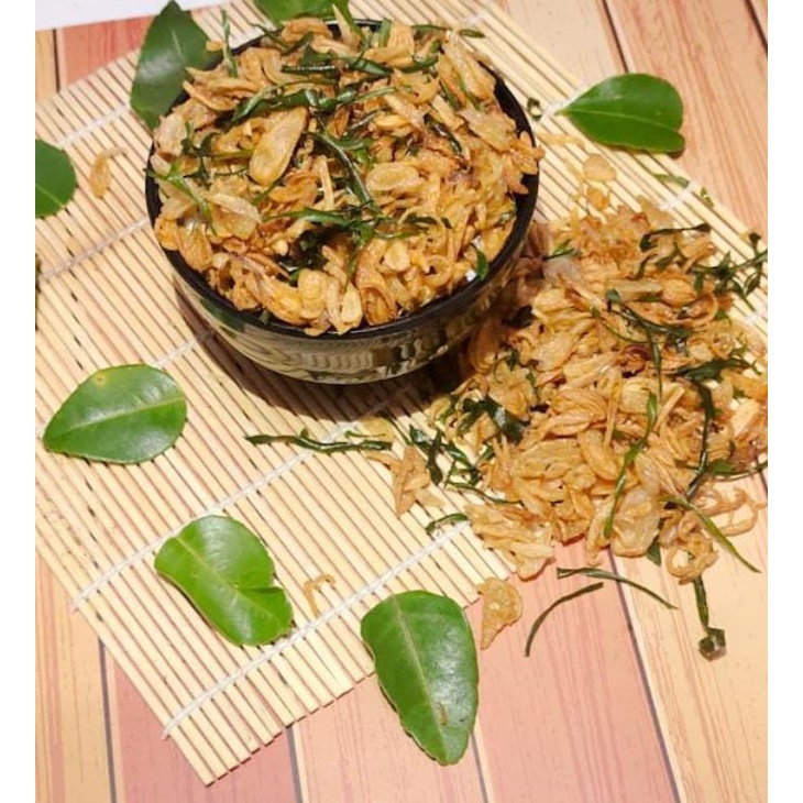 

Bawang goreng asli tanpa campuran / rasa daun jeruk