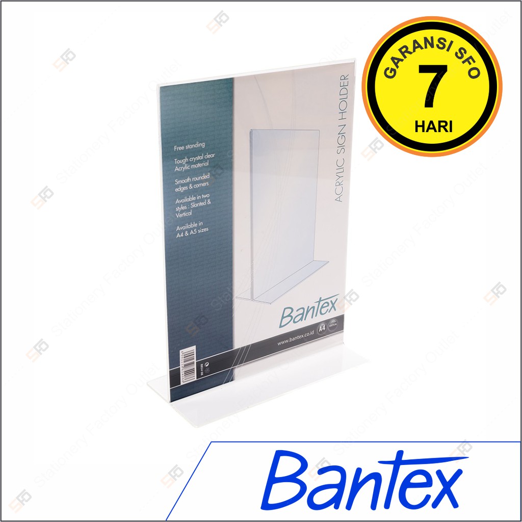 

Acrylic Sign Holder A4 Bantex - 8852 08