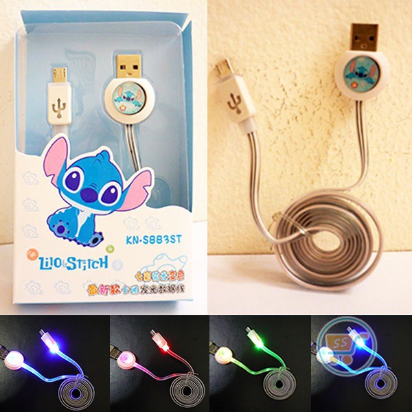 OBRAL USB READER STITCH LAMPU SERBAGUNA KABEL DATA CHARGE HADIAH KADO CABLE POWER BANK NYALA LED