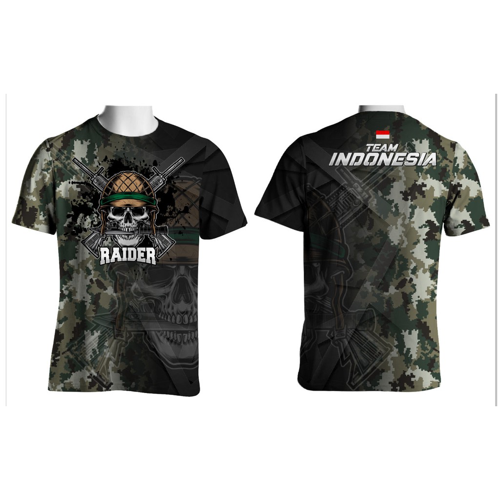 KAOS PRIA TNI RAIDER / JERSY RAIDER KAOS / JERSY PRIA TNI AD / KAOS TNI AD / KAOS JERSEY SEPEDA / KA