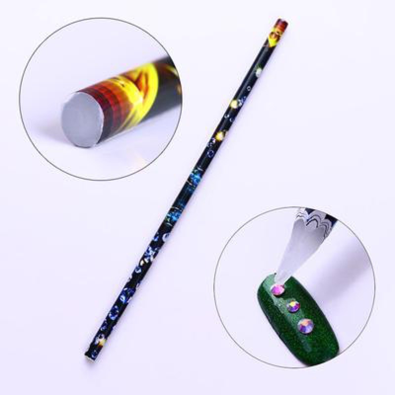 Rhinestone picker wax acc pen pick up candle / pensil pen alat tempel aksesoris kuku