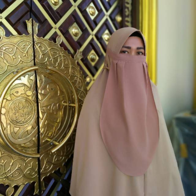 Niqab | cadar | niqab tali lebar