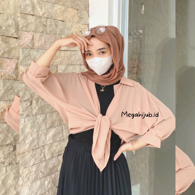 CARDIGAN BATWING OUTER ATASAN WANITA BAHAN CERUTY (outer ceruty)