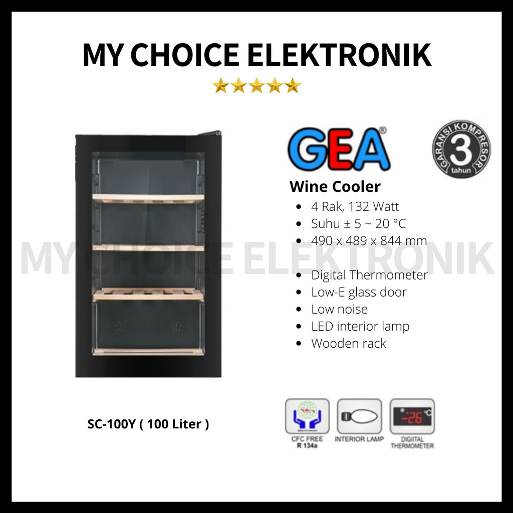 GEA Wine Cooler SC-100Y (100 Liter)