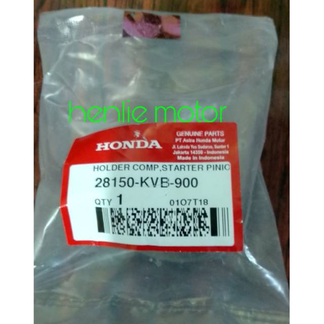 Tutup pinion starter baet scoopy spacy beat fi vario 110 karbu asli ori  28150 KVB 900