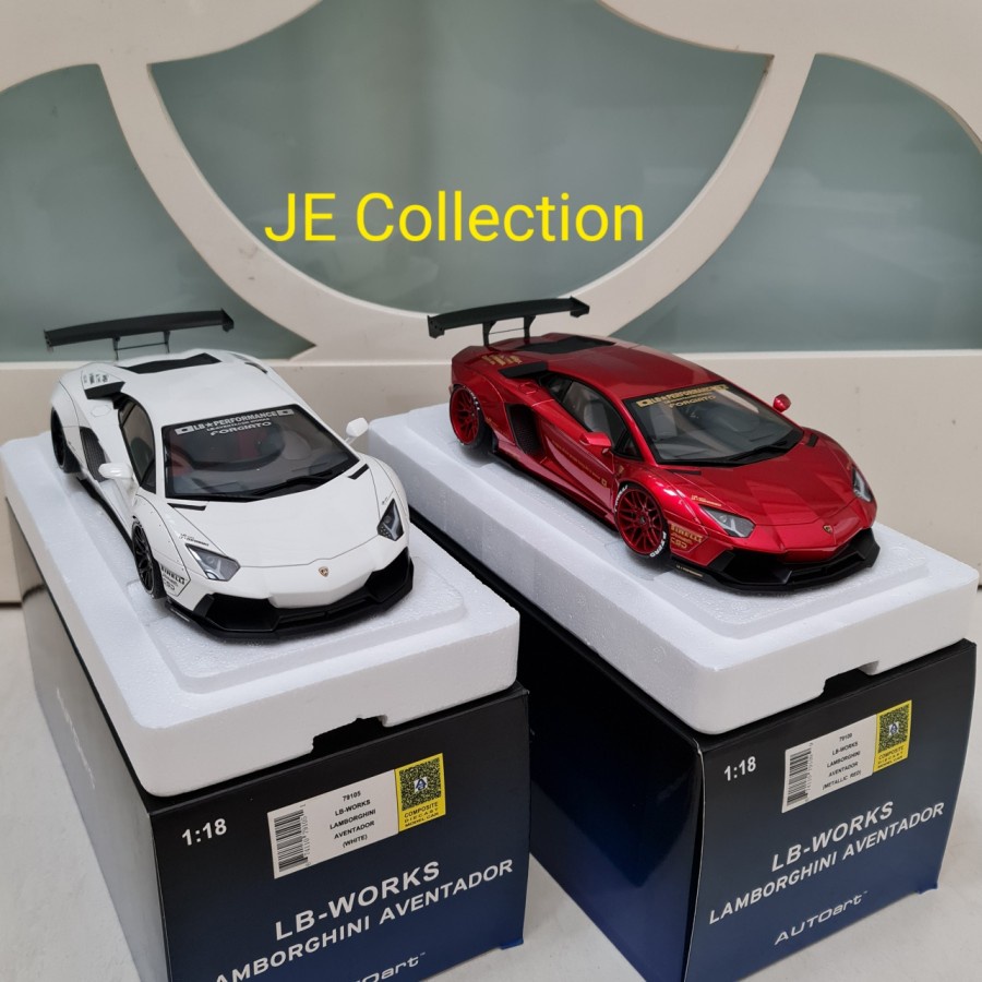 Diecast Lamborghini Liberty Walk 1/18 Diecast Autoart LB Works