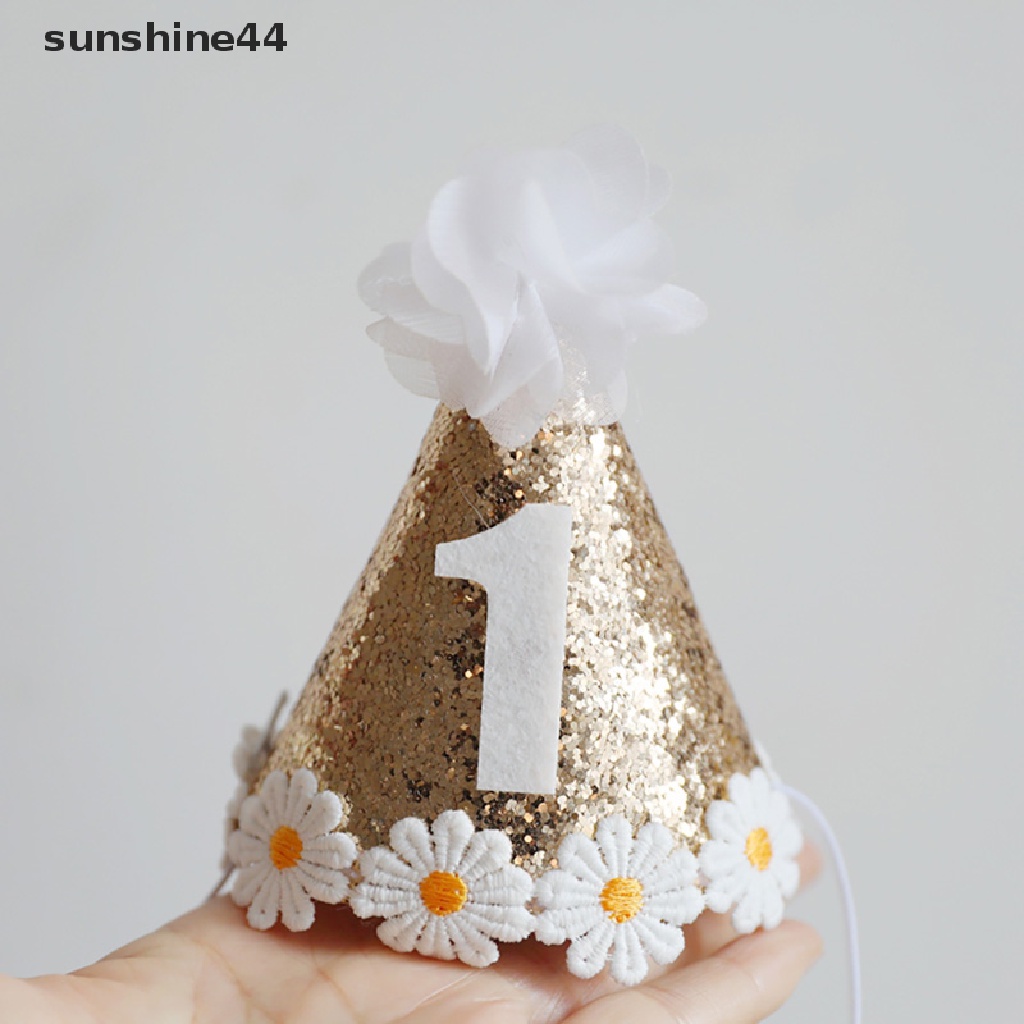 Sunshine Ins Topi Pesta Ulang Tahun Anak 1 / 2 &quot;Tema Bunga Aster