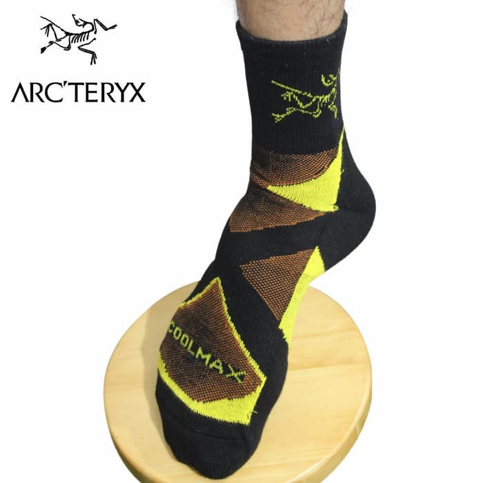 Kaos Kaki Gunung Arcteryx Outdoor Hiking Trekking Coolmax Socks Tebal