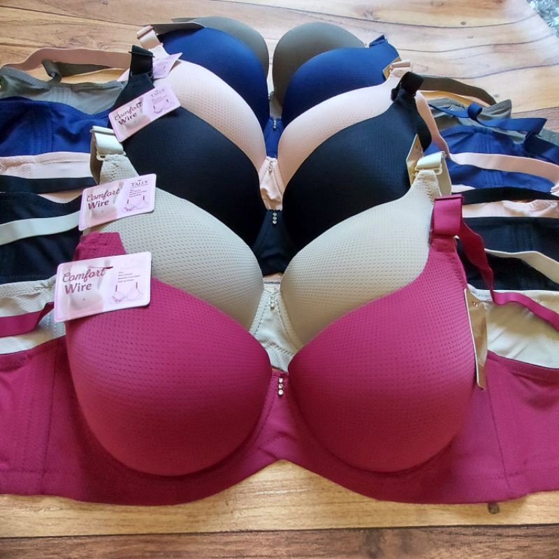 BRA BERKAWAT BH CUP BESAR JUMBO BUSA TIPIS CUP D Tally 3266 SIZE 38-44