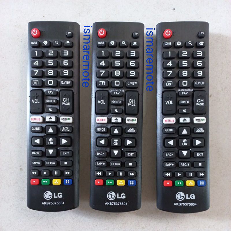 REMOTE REMOT TV LG smart LCD LED Netflik Amazone AKB75375604