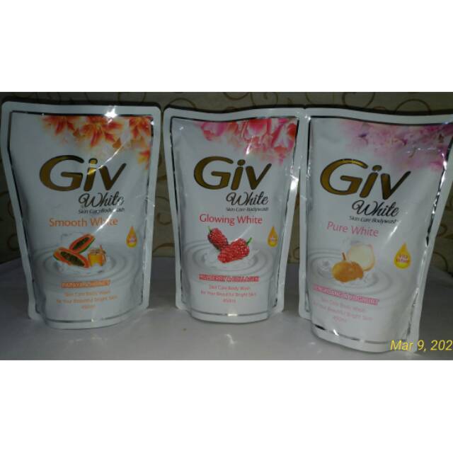 GIV Body Wash Sabun Mandi Cair Refill 400ml