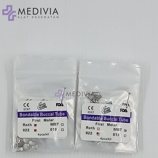 Image of thu nhỏ BUCCAL TUBE FDA APPROVED/ FDA RECOMMENDATION BONDABLE FDA M1-M2 ISI 4 MBT/ ROTH #0