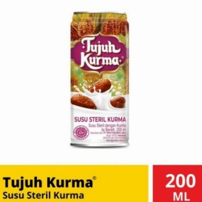 

[COD] (6 pcs) Tujuh kurma Susu steril 200 ml / pcs promo murah / bear brand [COD]