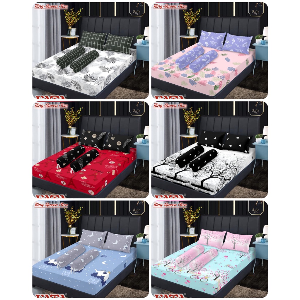 FATA SPREI SIGNATURE TERMURAH & TERLARIS KING 180x200x20 & QUEEN 160x200x20