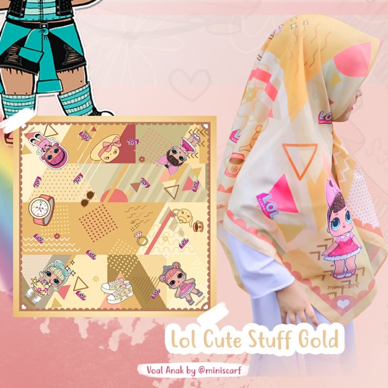 Pre Order - Hijab Voal anak LOL