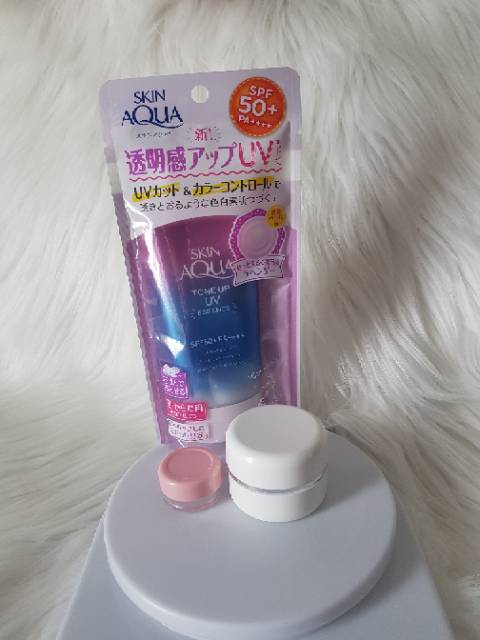 Share in jar 5ml 10ml Original SKIN AQUA Tone Up UV Essence  SPF50+ PA+++