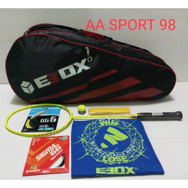 RAKET BADMINTON ORIGINAL EBOX NITRO 28  YUZU