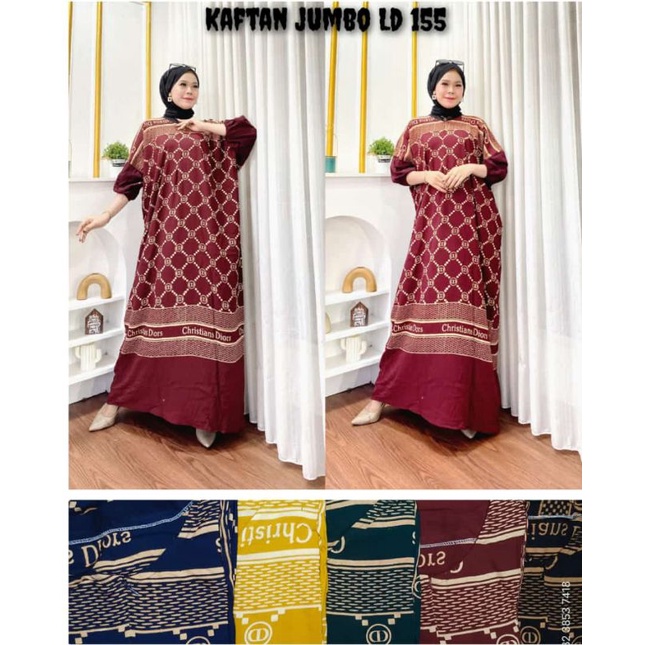 Gamis Kaftan Jumbo || Kaftan Muslim || Gamis Kaftan Dior