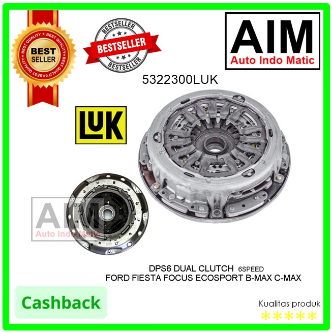 Dual Clutch Ford Fiesta Kopling Dps 6 Speed 5322300LUK