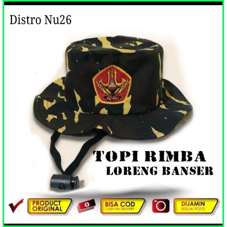 TOPI Rimba BANSER /TOPI LORENG BANSER /TOPI RIMBA BANSER