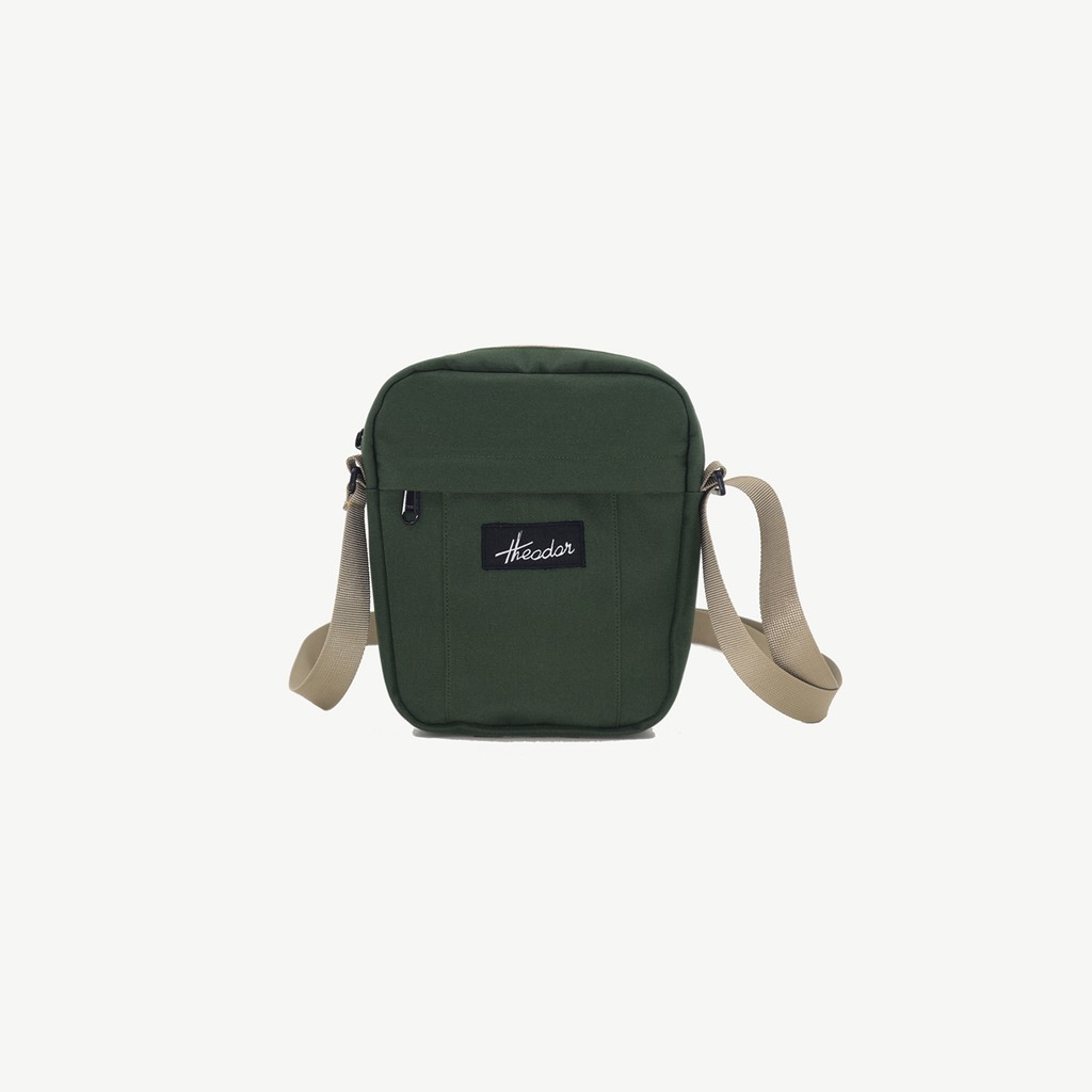 THEODOR Sling Bag LARSEN Green Army - Tas Selempang - Water Repellent - Pria Wanita - High Quality