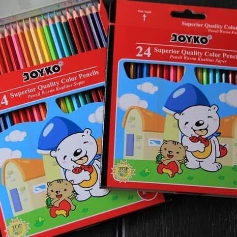 

WARNAPENSIL- PENSIL WARNA 24 WARNA JOYKO (PANJANG -PENSIL WARNA