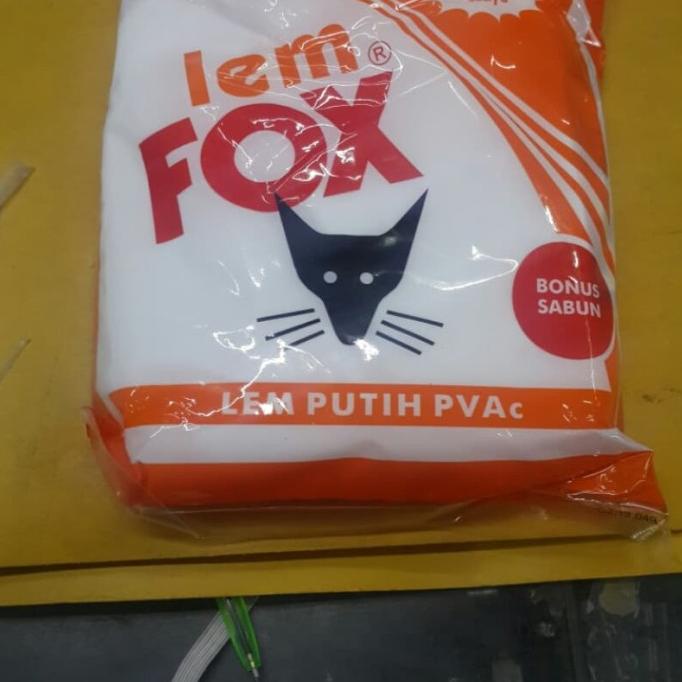 

*:*:*:*:*] Lem fox putih lakol 800gr lem kayu kertas vynil