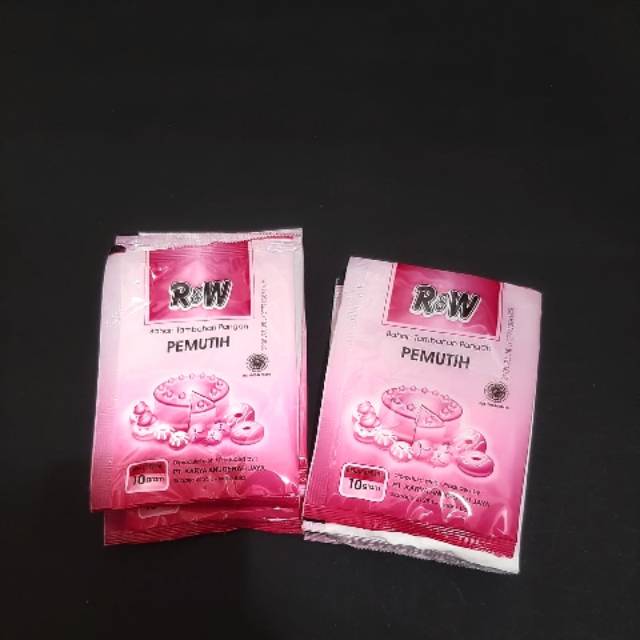 

Bahan Pemutih Makanan Bubuk Warna Putih Rajawali RW