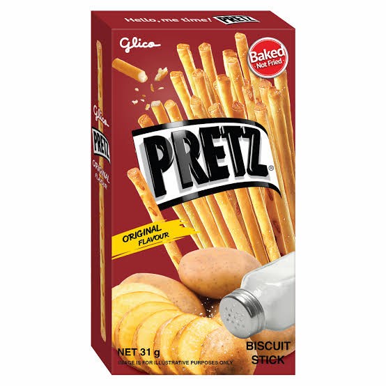 Glico Pretz Biskuit Stick Rasa Original 31 gram