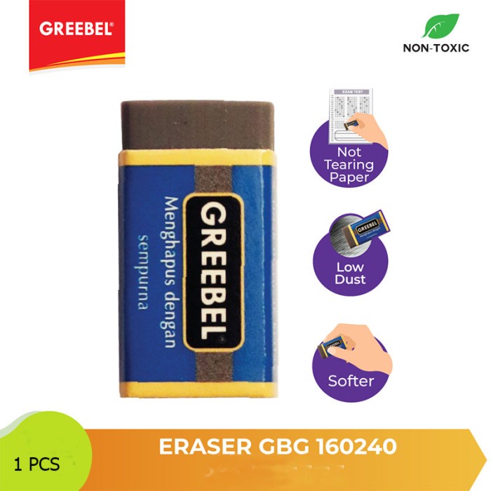 

Penghapus Greebel Eraser GBB-160240 S - Grey