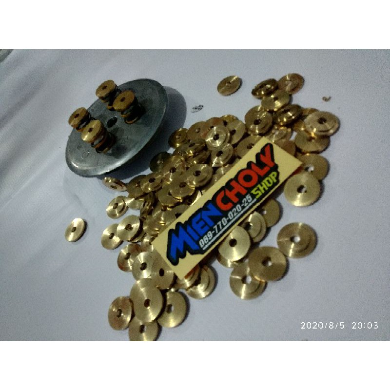 GANJALAN PER KOPLING SMASH NINJA MXKING VIXION BAHAN TEMBAGA KUNINGAN RING GANJAL PER KOPLING