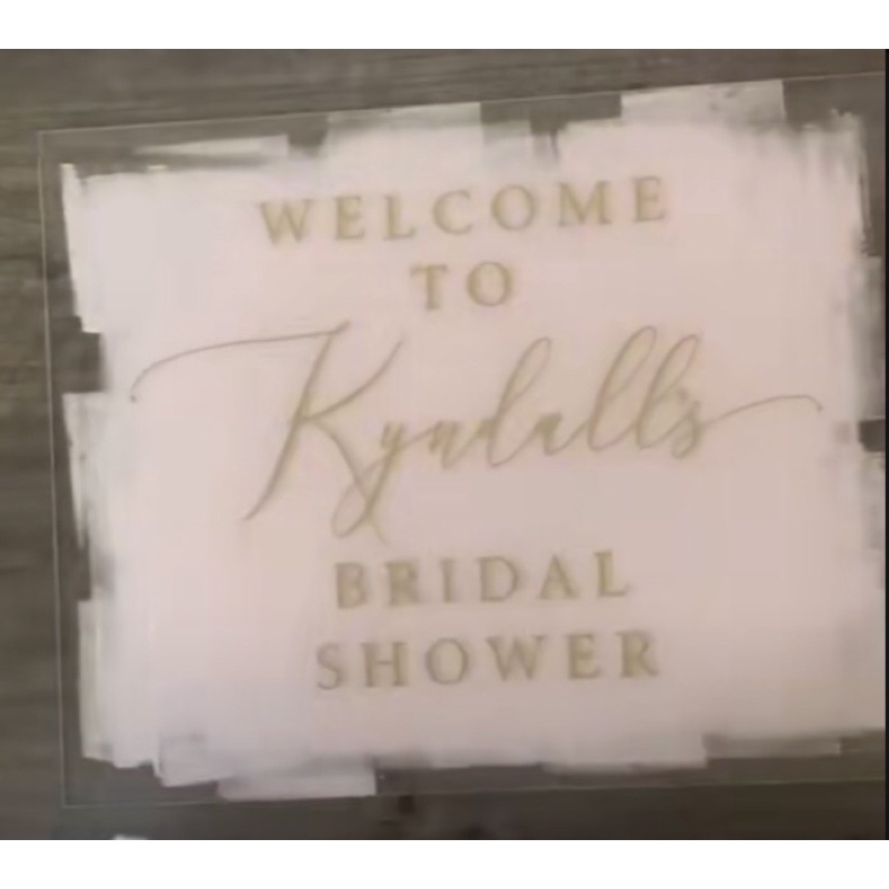 

Sign bridal shower bride to be wedding pesta party