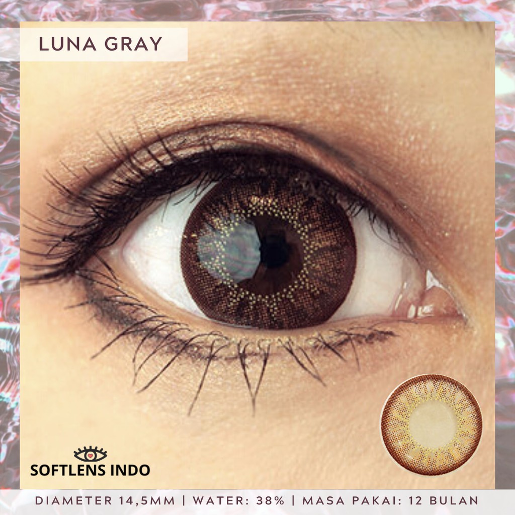 Softlens EOS Luna brown/ coklat