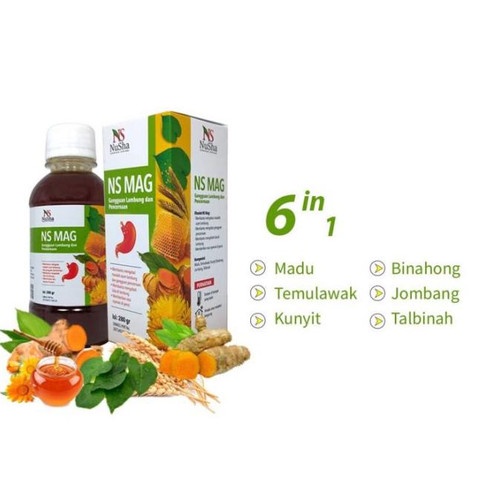 NS MAG MADU Herbal ASAM LAMBUNG MADU MAAG MADU GERD MADU GANGGUAN LAMBUNG MADU PENCERNAAN NS MAG 280