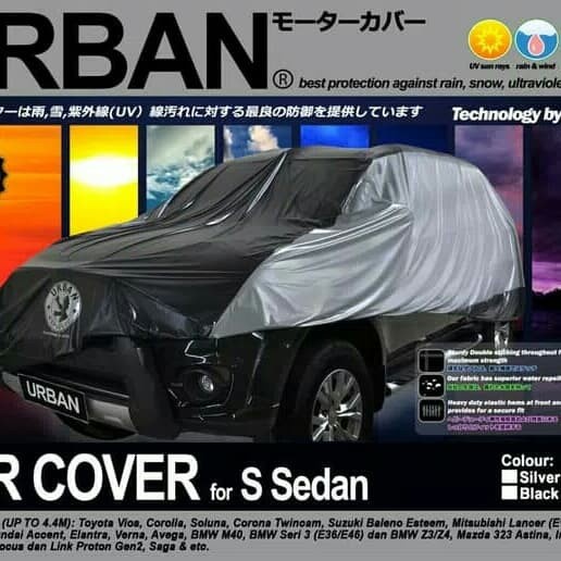 {BEKAS} URBAN COVER / SELIMUT/ SARUNG MOBIL CITY VIOS BALENO SMALL SEDAN Diskon