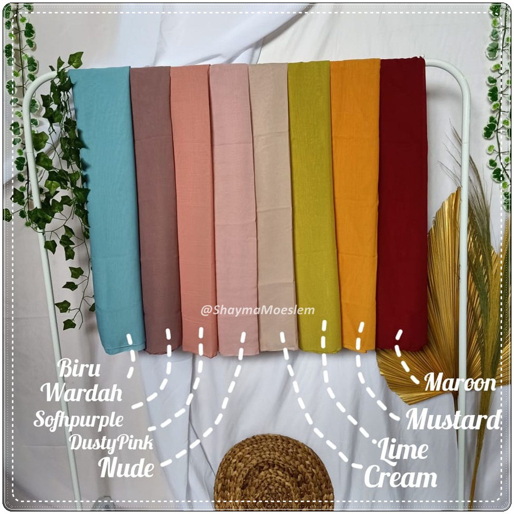 Segitiga Instan 2 Layer Tanpa Pet / Khimar Instan 2 Layer / Kerudung Instan Segitiga