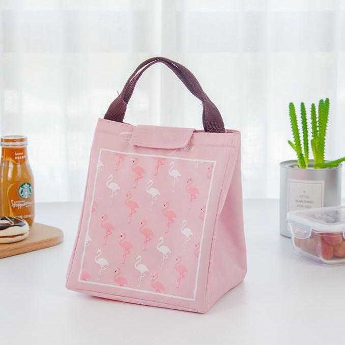 Penjualan Spesial TSC - Tb103 Tas Bekal Motif Flamingo Anak Lunch Bag Sekolah