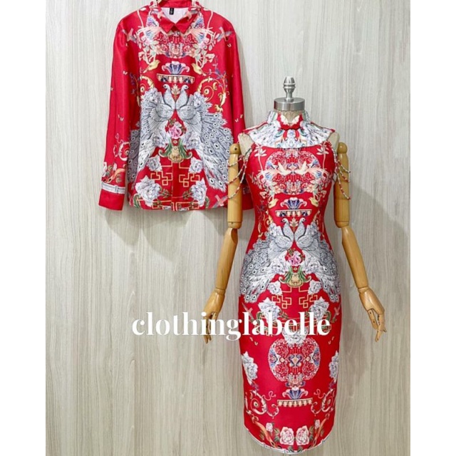 Cheongsam Couple Sangjit CNY Party Dress