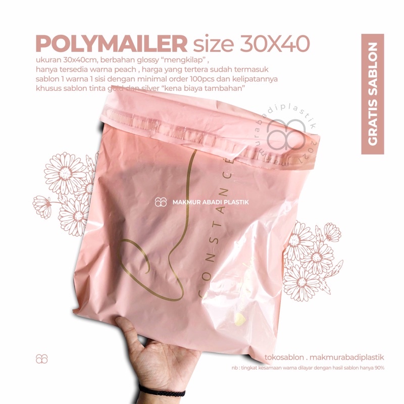 

Sablon Plastik Polymailer 30x40