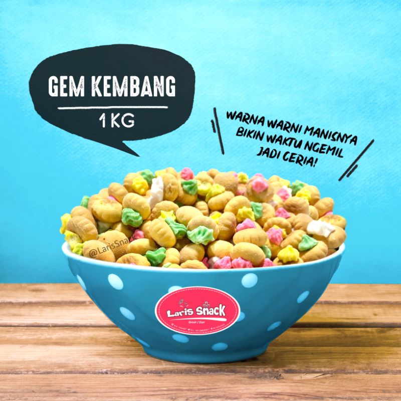 

Biskuit Manis Gem Rose Kembang Gula Jadul Snack Kiloan Eceran 1000gr