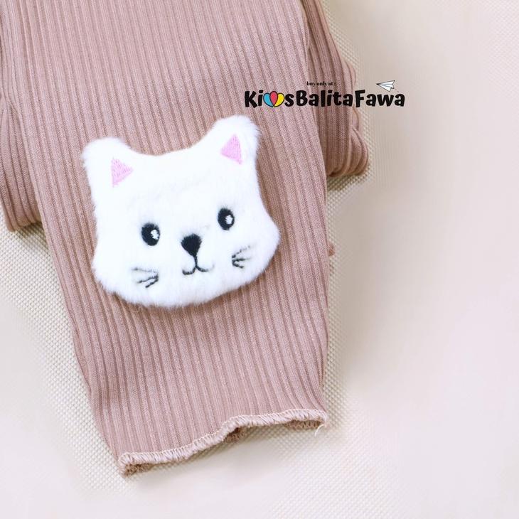 ♨ [IMPORT] Legging Dahyun uk Bayi-5 Tahun / Premium Cotton Rib Celana Panjang Anak Perempuan Bayi Ba