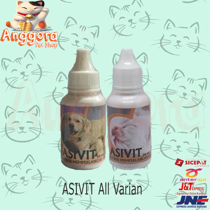 ASIVIT 30ml ALL VARIAN - Memperlancar ASI Anjing dan Kucing