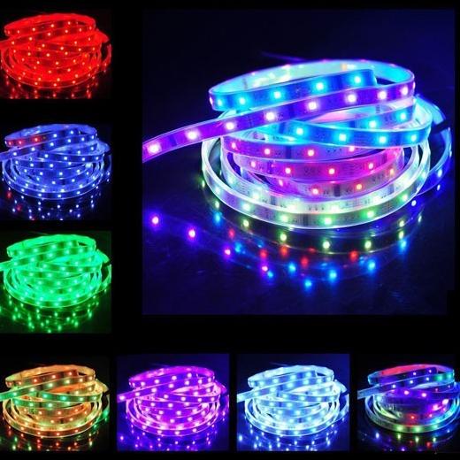 lampu led strip rgb hias tidur kamar