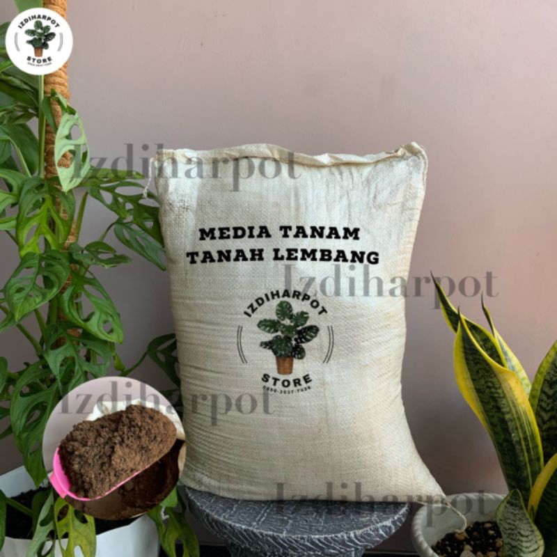 TANAH LEMBANG murni media tanam organik untuk berkebun - KARUNG POLOS