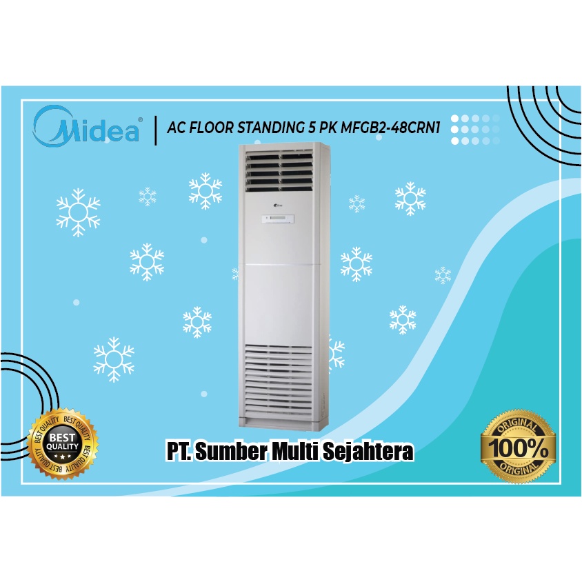 AC MIDEA FLOOR STANDING 5 PK MFGB2-48CRN1