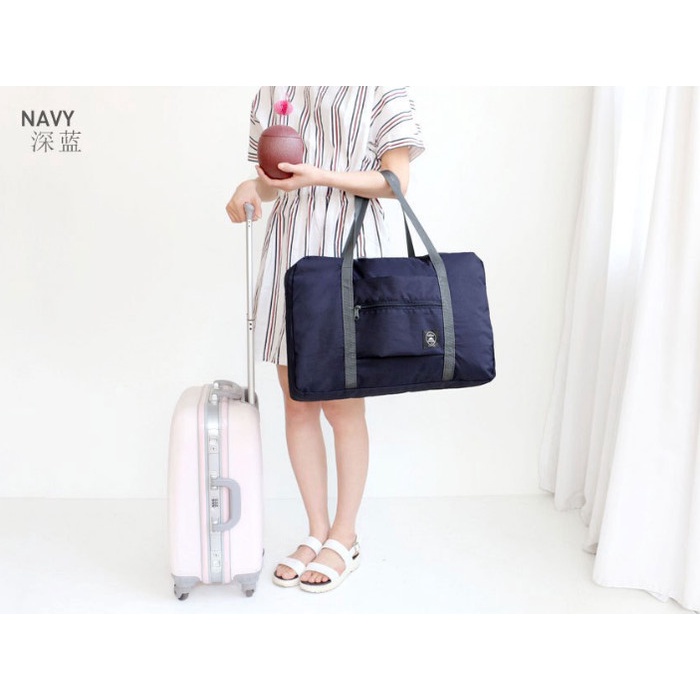 Tas Travel Pria dan Wanita Travel Bag Mini TRAVEL BAG KOPER SPON TAS JINJING I1E0 Travel Bag Organiz